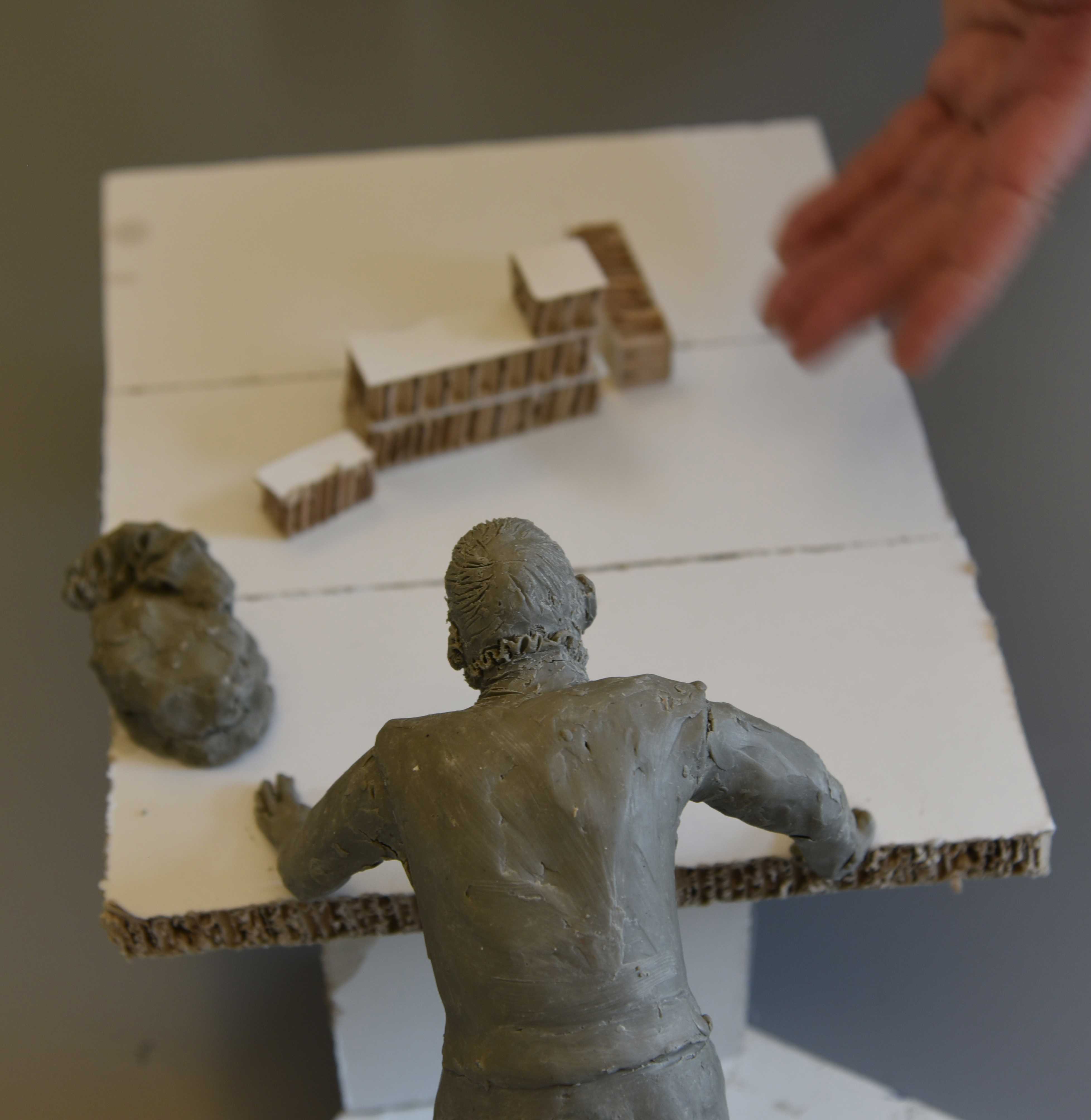 Christian 3. som lerfigur