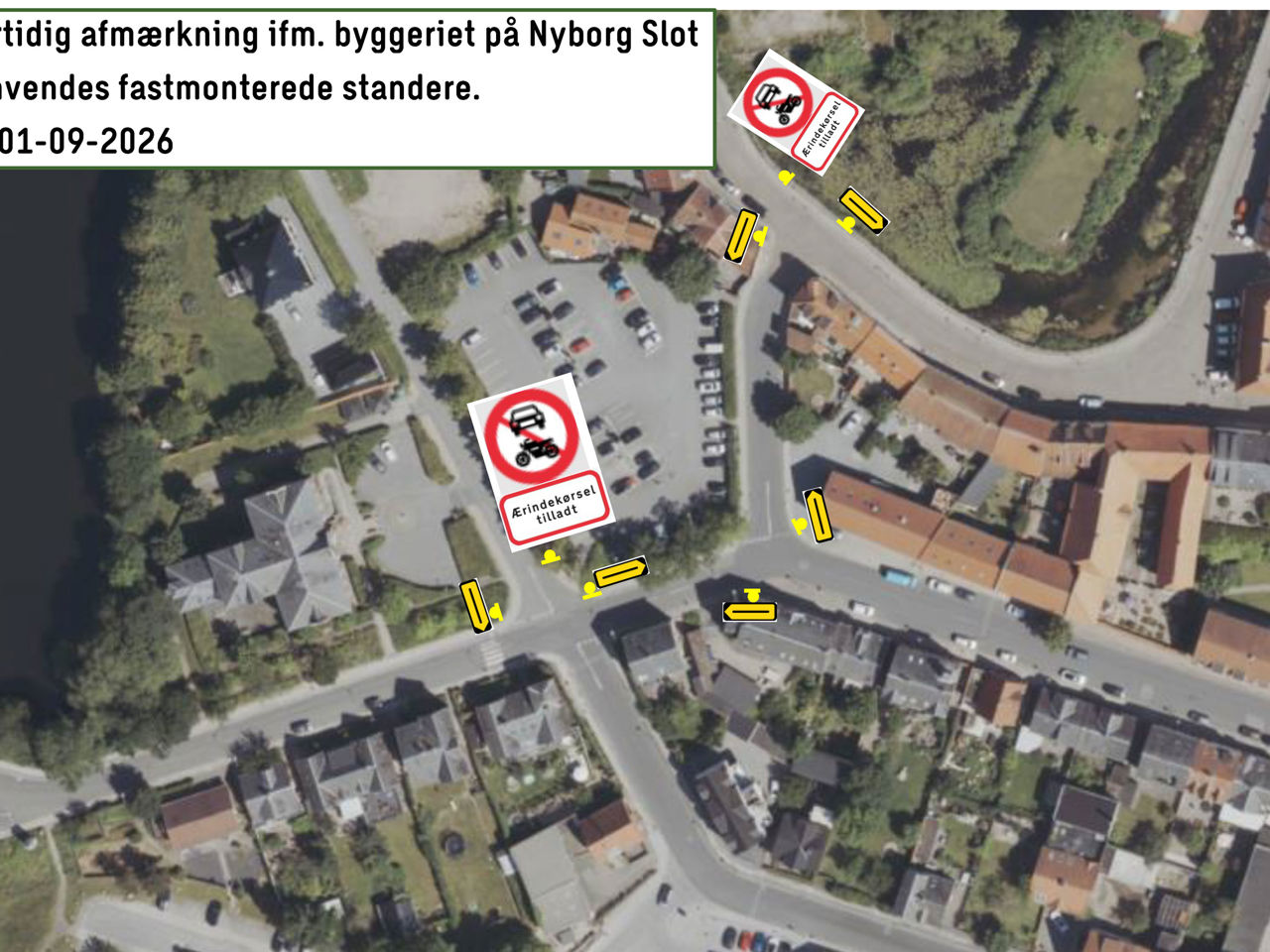Afspærringsplan Slotsgade, Nyborg