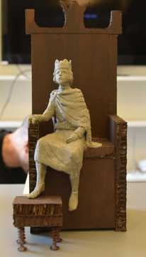 Erik Menved som lerfigur