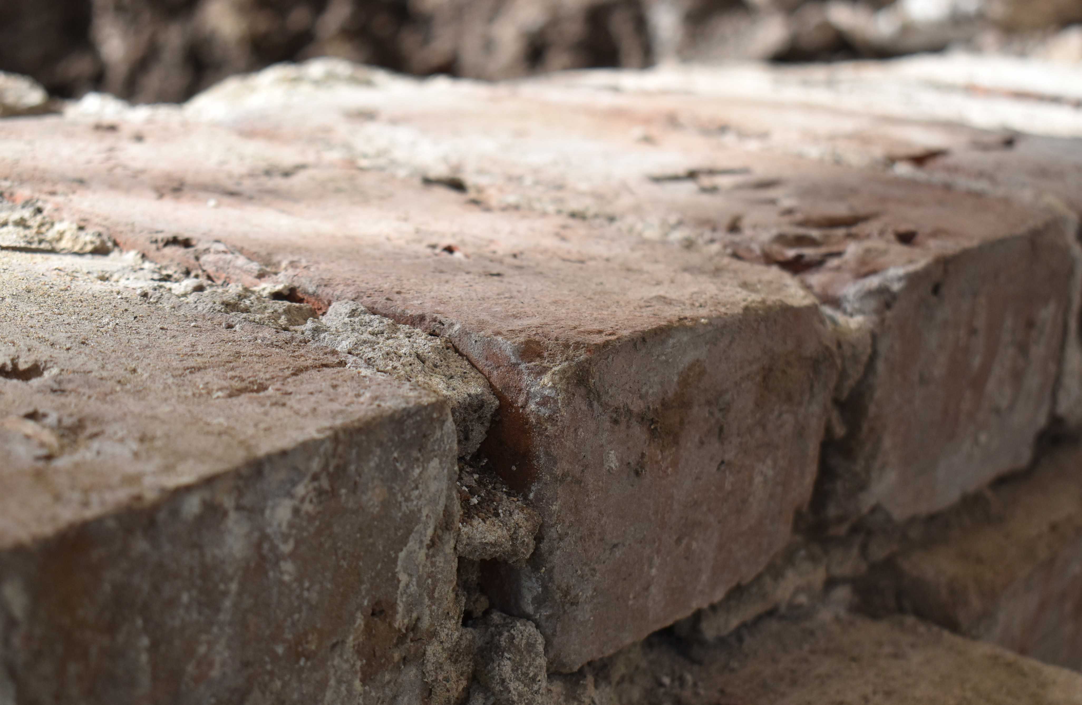 Close up af murværk