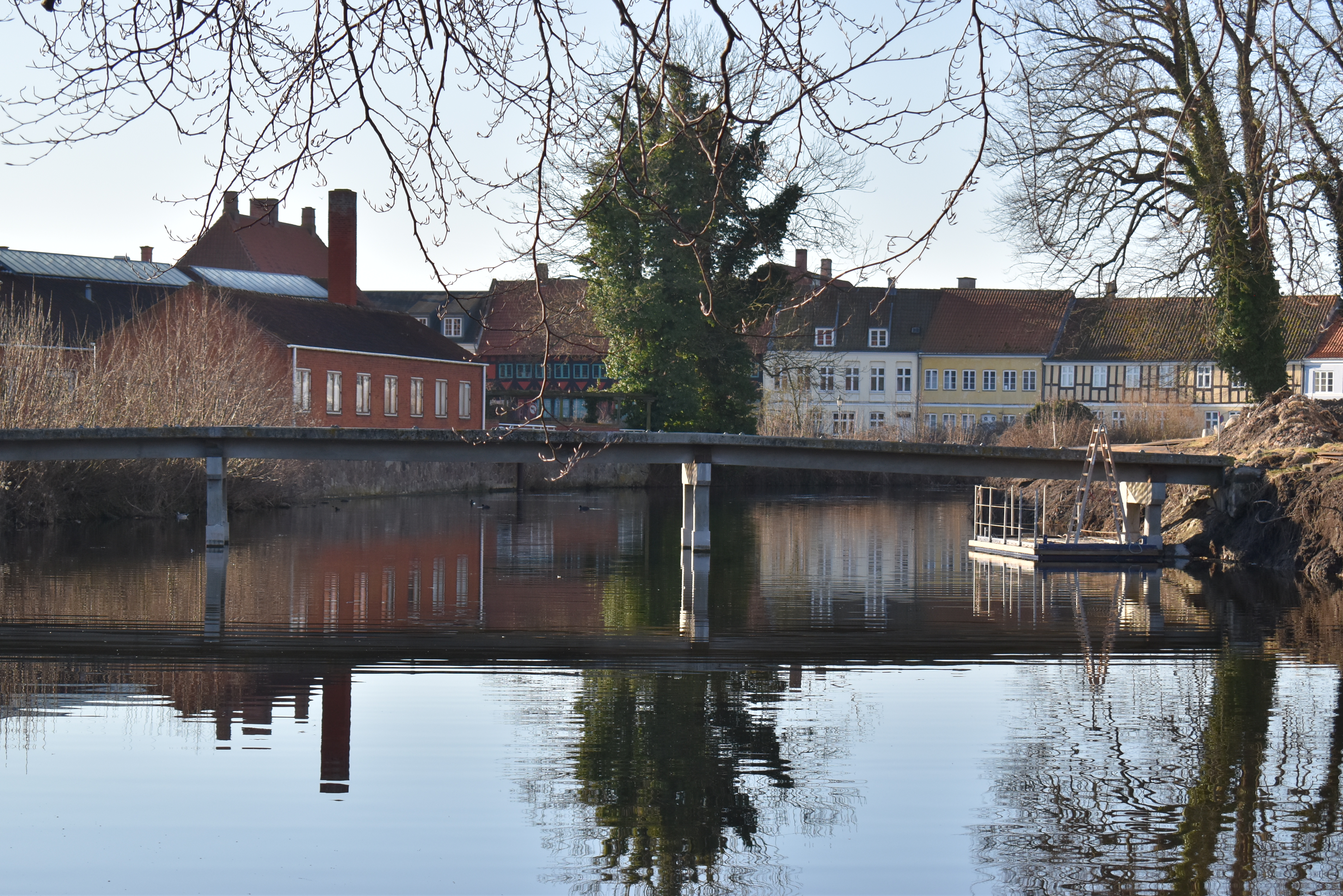 Broen over voldgraven til Slotsholmen