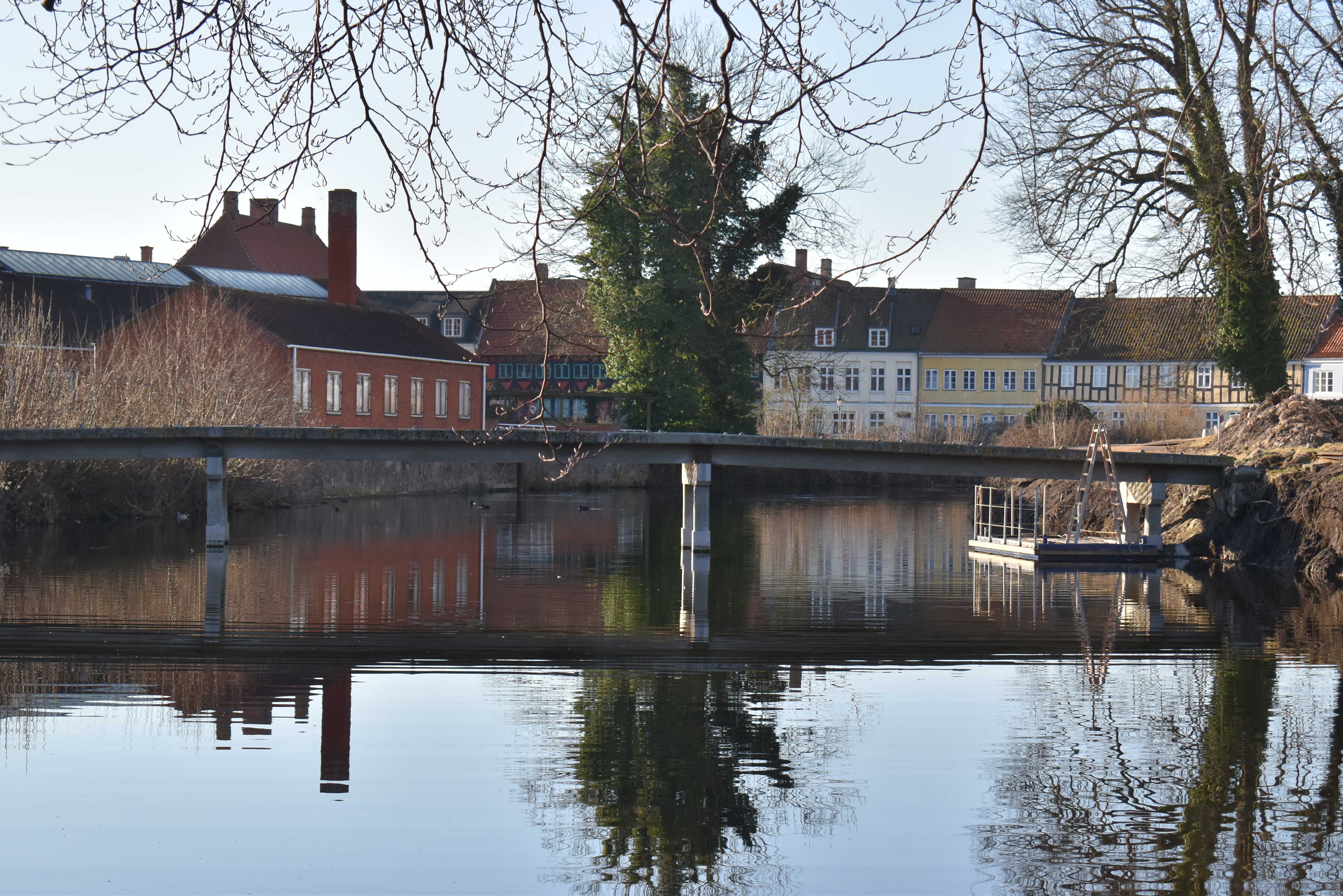 Broen over voldgraven til Slotsholmen